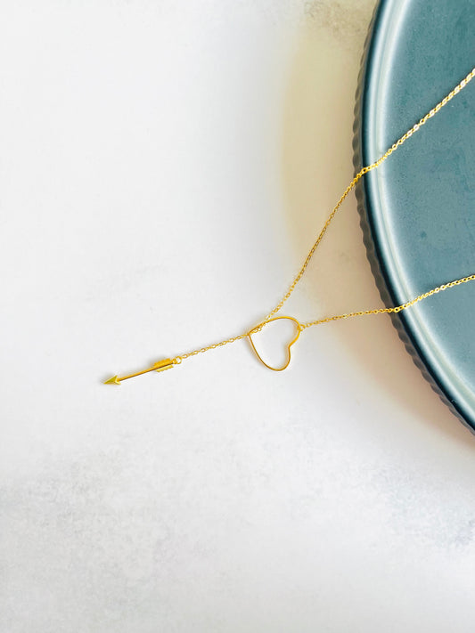 Collar cupido Plata ley 925 baño 18K