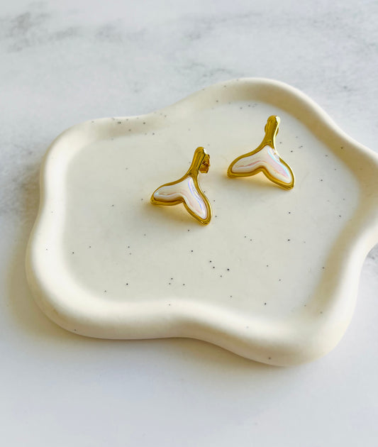 Aros cola de sirena Acero inoxidable baño 14K