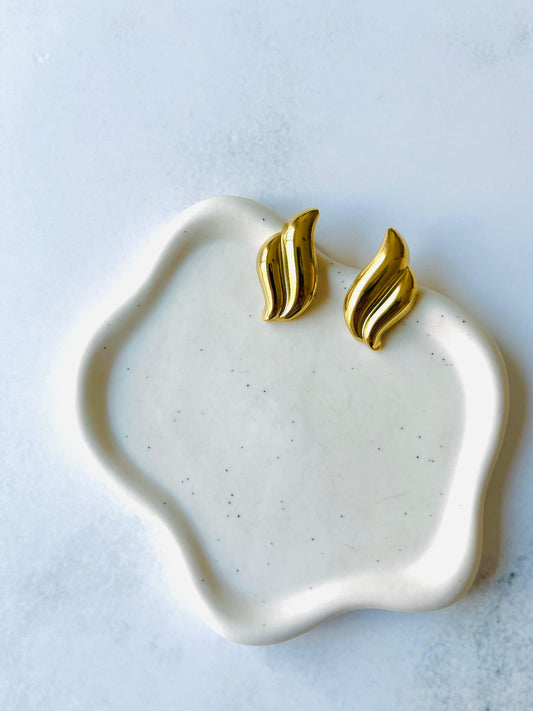 Aros curvas Acero inoxidable Baño 14K